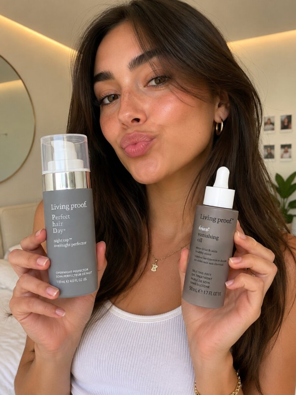⭐️$15 BUNDLE  - LIVING PROOF NIGHT CAP OVERNIGHT PROTECTOR + FRIZZ VANISHING OIL